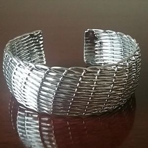 Sterling Silver Cuff Bracelet Taxco.925